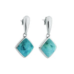 Larimar Rhombus Earrings Earrings Island by Koa Nani 