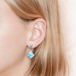 Larimar Rhombus Earrings Earrings Island by Koa Nani 