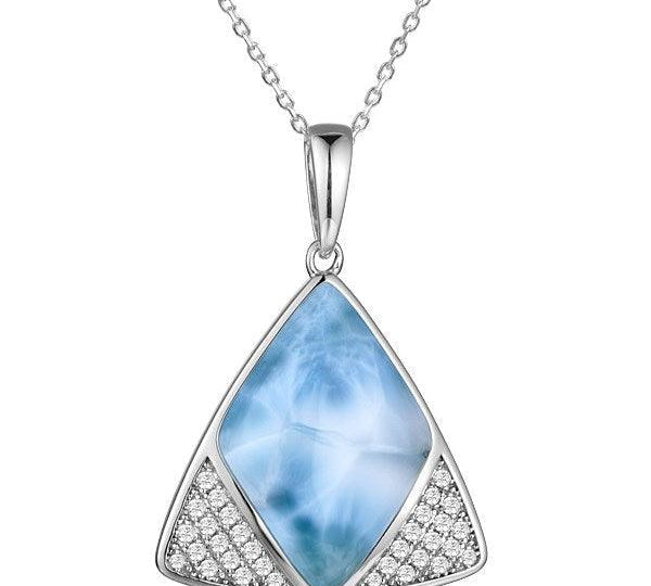 Larimar Right Rouleaux Pendant Pendant Island by Koa Nani 