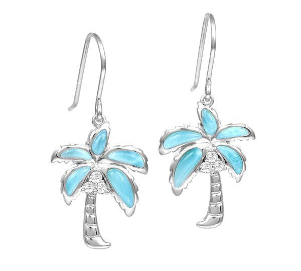 Larimar Royal Palm Earrings Earrings Island by Koa Nani 