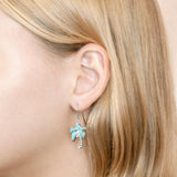 Larimar Royal Palm Earrings Earrings Island by Koa Nani 