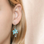 Larimar Royal Palm Earrings Earrings Island by Koa Nani 