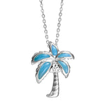 Larimar Royal Palm Tree Pendant Pendant Island by Koa Nani 