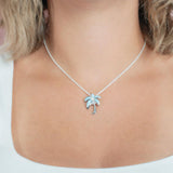 Larimar Royal Palm Tree Pendant Pendant Island by Koa Nani 