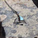 Larimar Sailboat Pendant Pendant Island by Koa Nani 
