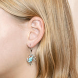 Larimar Sand Dune Blue Crab Earrings Earrings Island by Koa Nani 