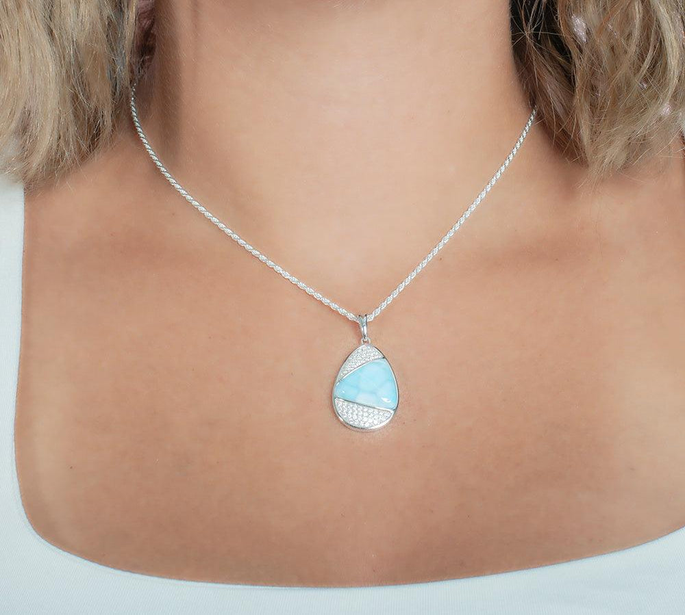 Larimar Sandwich Isles Pendant Pendant Island by Koa Nani 