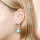 Larimar Saturn Earrings Earrings Island by Koa Nani 