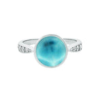 Larimar Saturn Ring Ring Island by Koa Nani 5