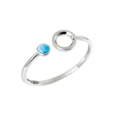 Larimar Saturn Spell Bangle Bangle Island by Koa Nani 