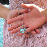 Larimar Saturn Spell Pendant Pendant Island by Koa Nani 