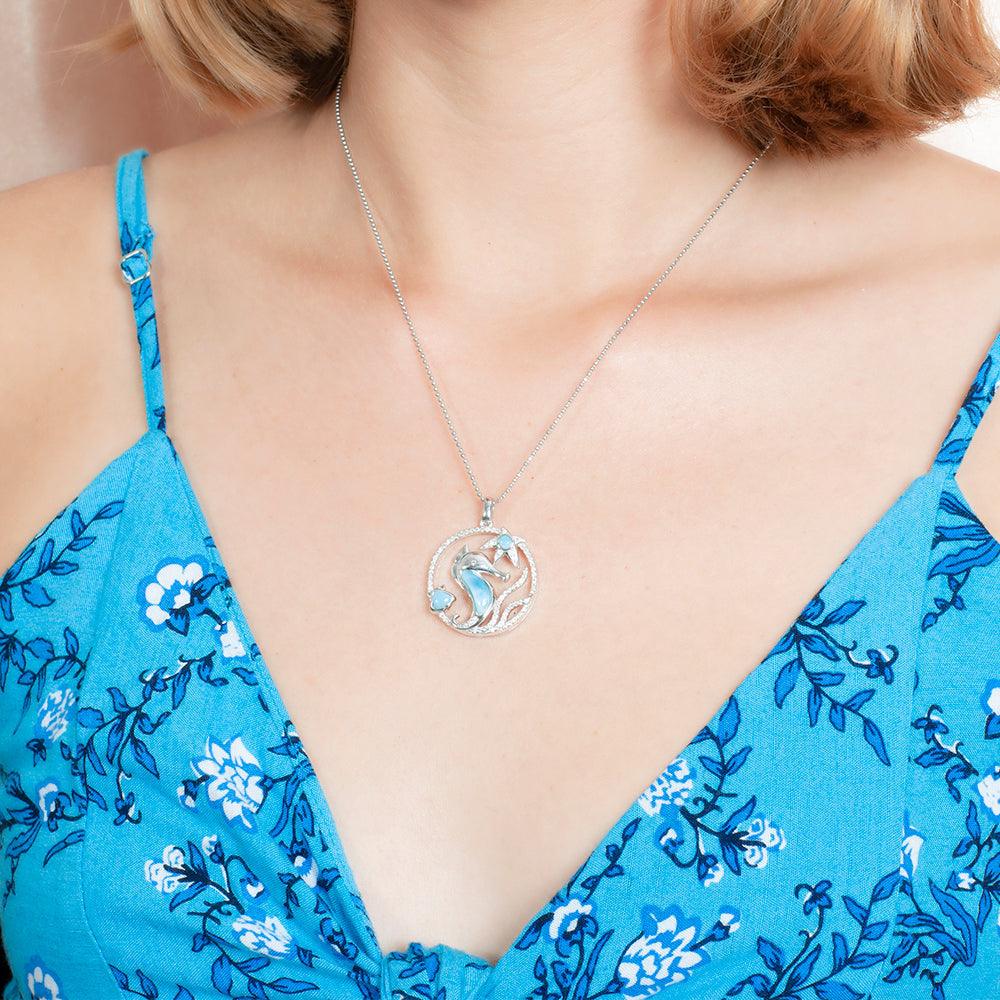 Larimar Sea Life Pendant Pendant Island by Koa Nani 