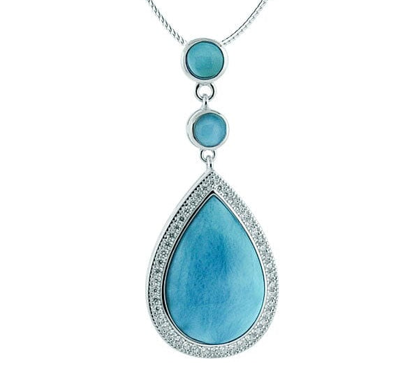 Larimar Sea Splash Pendant Pendant Island by Koa Nani 