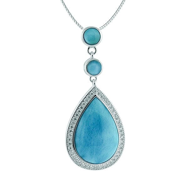 Larimar Sea Splash Pendant Pendant Island by Koa Nani 