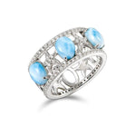 Larimar Sea Star Infinity Ring Ring Island by Koa Nani 5
