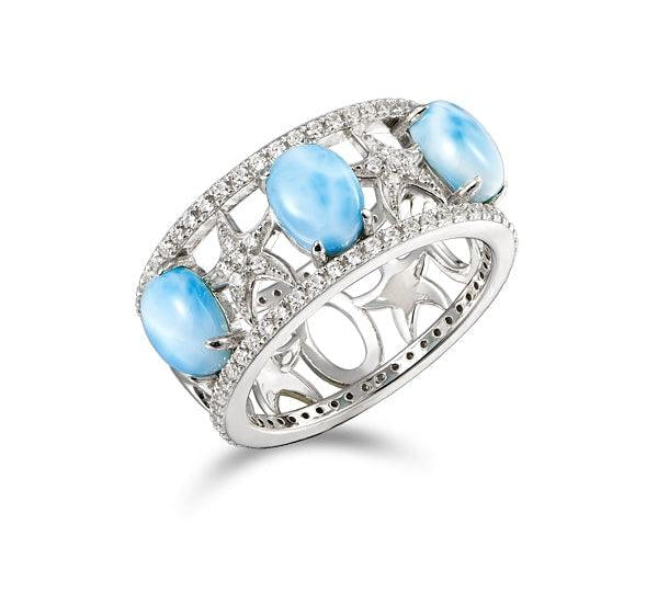 Larimar Sea Star Infinity Ring Ring Island by Koa Nani 5