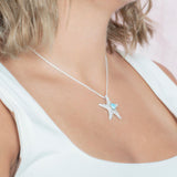 Larimar Sea Star Pavé Pendant Pendant Island by Koa Nani 
