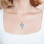 Larimar Seahorse Lovers Pendant Pendant Island by Koa Nani 