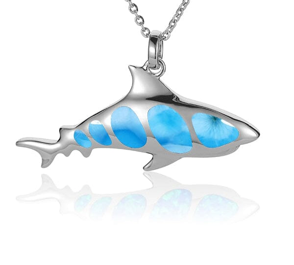 Larimar Shark Pendant Pendant Island by Koa Nani 