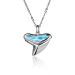 Larimar Shark Tooth Pendant Pendant Island by Koa Nani 
