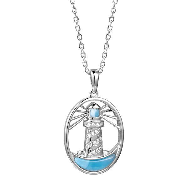 Larimar Shining Lighthouse Pendant Pendant Island by Koa Nani 