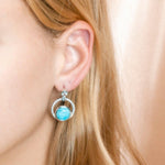 Larimar Solar Eclipse Earrings Earrings Island by Koa Nani 