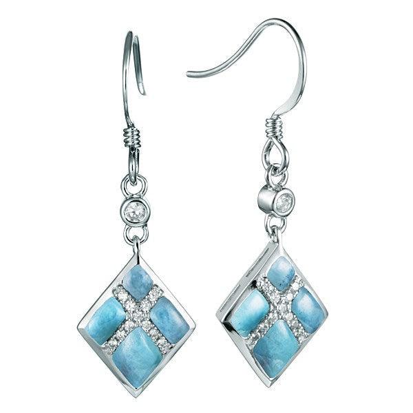Larimar Southern Cross Earrings Earrings Island by Koa Nani 