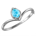 Larimar Sparkling Eye Bangle Bangle Island by Koa Nani 