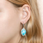 Larimar Sparkling Eye Earrings Earrings Island by Koa Nani 