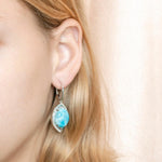 Larimar Sparkling Eye Earrings Earrings Island by Koa Nani 