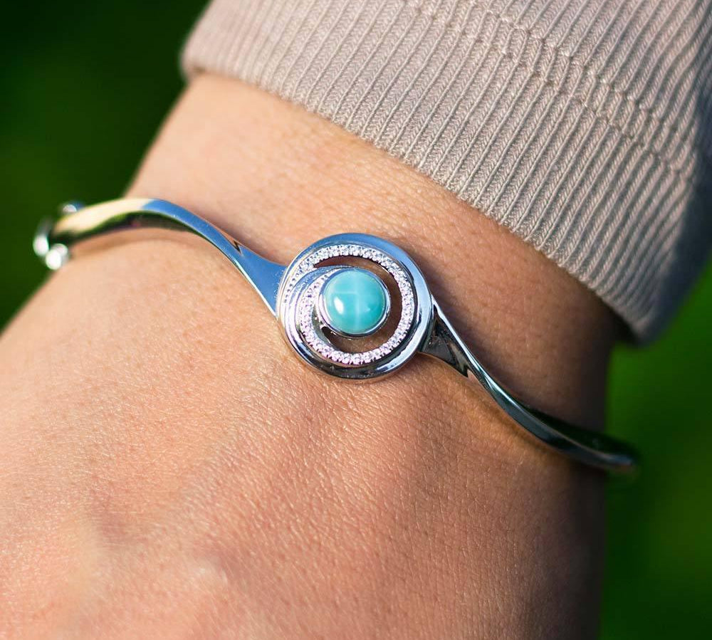 Larimar Spellbound Bangle Bangle Island by Koa Nani 