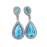 Larimar Splash Earrings Earrings Island by Koa Nani 
