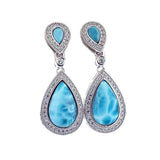 Larimar Splash Earrings Earrings Island by Koa Nani 