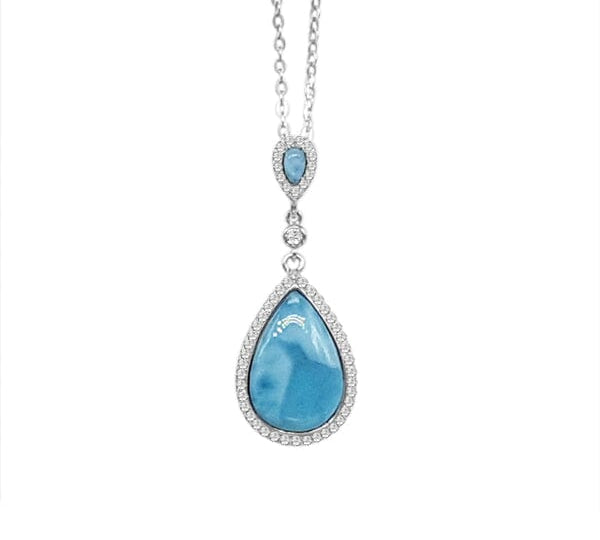 Larimar Splash Pendant Pendant Island by Koa Nani Small 