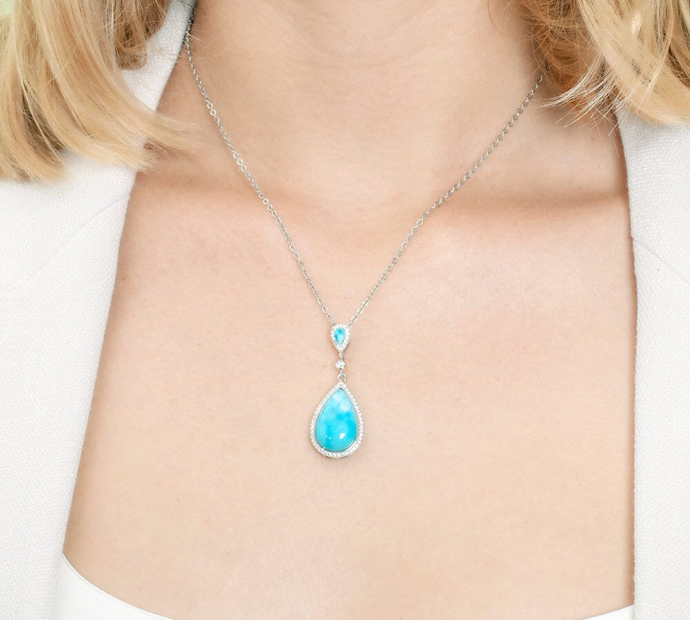 Larimar Splash Pendant Pendant Island by Koa Nani 
