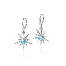 Larimar Star Urchin Earrings Earrings Island by Koa Nani 