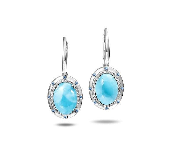 Larimar Stars Align Earrings Earrings Island by Koa Nani 