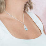 Larimar Sun and Wave Teardrop Pendant Pendant Island by Koa Nani 