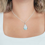 Larimar Sun and Wave Teardrop Pendant Pendant Island by Koa Nani 
