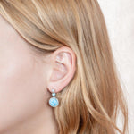 Larimar Sun, Earth and Moon Earrings Earrings Island by Koa Nani 