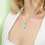 Larimar Sun, Earth and Moon Pendant Pendant Island by Koa Nani 