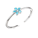 Larimar Sunrise Plumeria Bangle Bangle Island by Koa Nani 