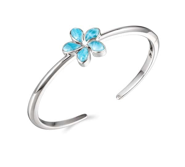Larimar Sunrise Plumeria Bangle Bangle Island by Koa Nani 