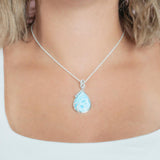 Larimar Tears of Joy Pendant Pendant Island by Koa Nani 
