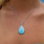 Larimar Tears of Joy Pendant Pendant Island by Koa Nani 