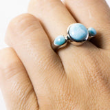 Larimar Three Seas Ring Ring Island by Koa Nani 