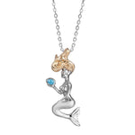 Larimar Two-Tone Wishing Mermaid Pendant Pendant Island by Koa Nani 