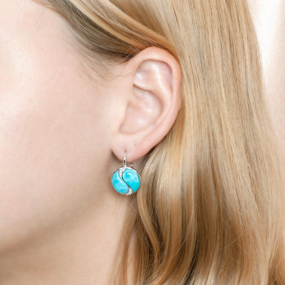 Larimar Universe Earrings Earrings Island by Koa Nani 