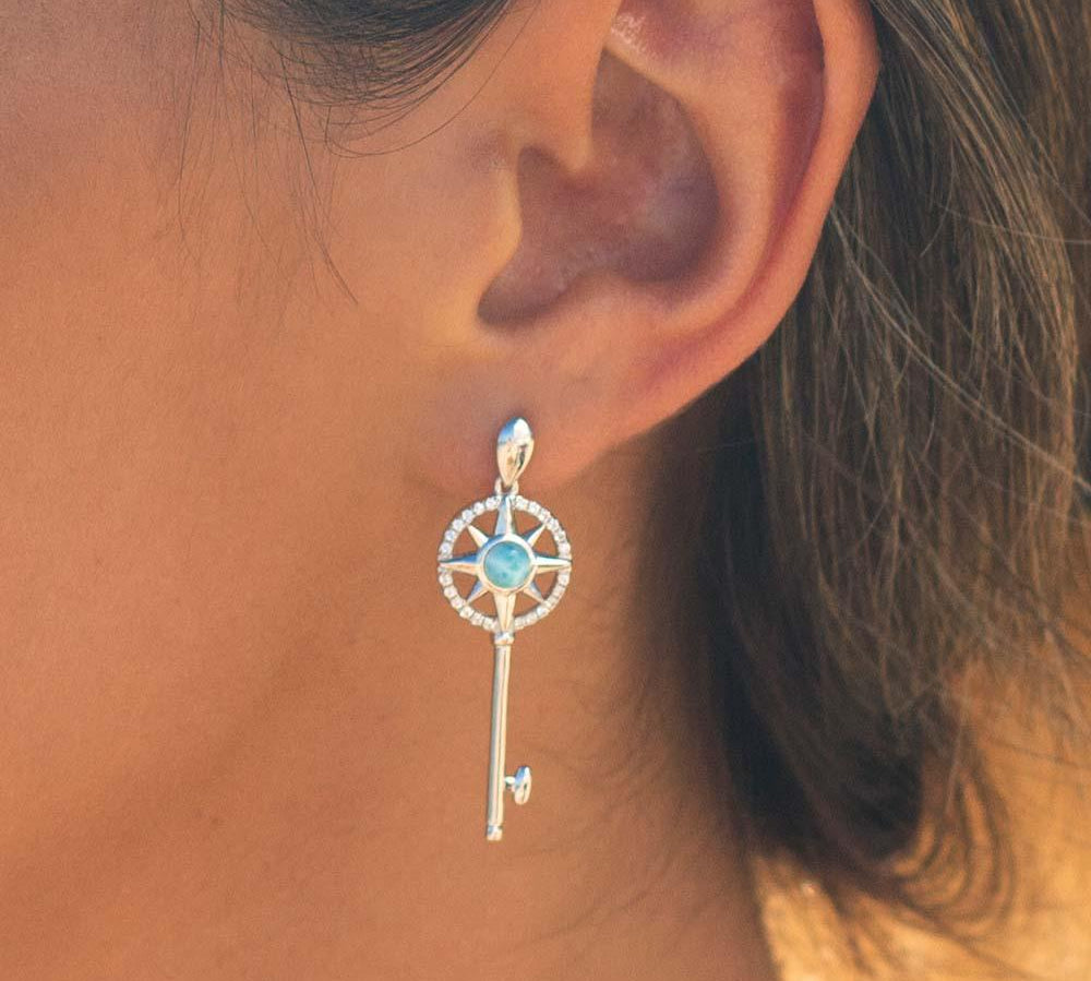 Larimar Unlock Adventure Earrings Earrings Island by Koa Nani 