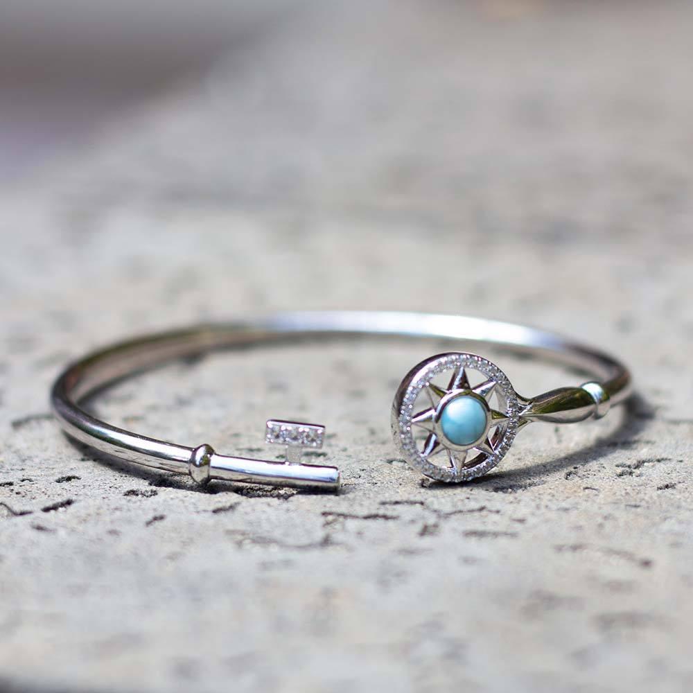 Larimar Unlock Adventure Sleek Bangle Earrings Island by Koa Nani 